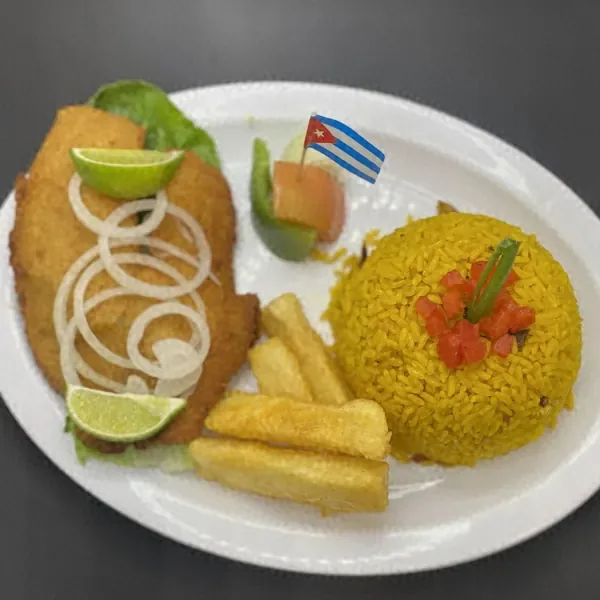 Breaded tilapia